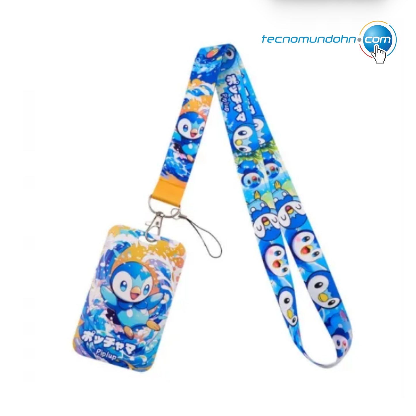 Lanyard + Portacarnet Piplup Pokémon