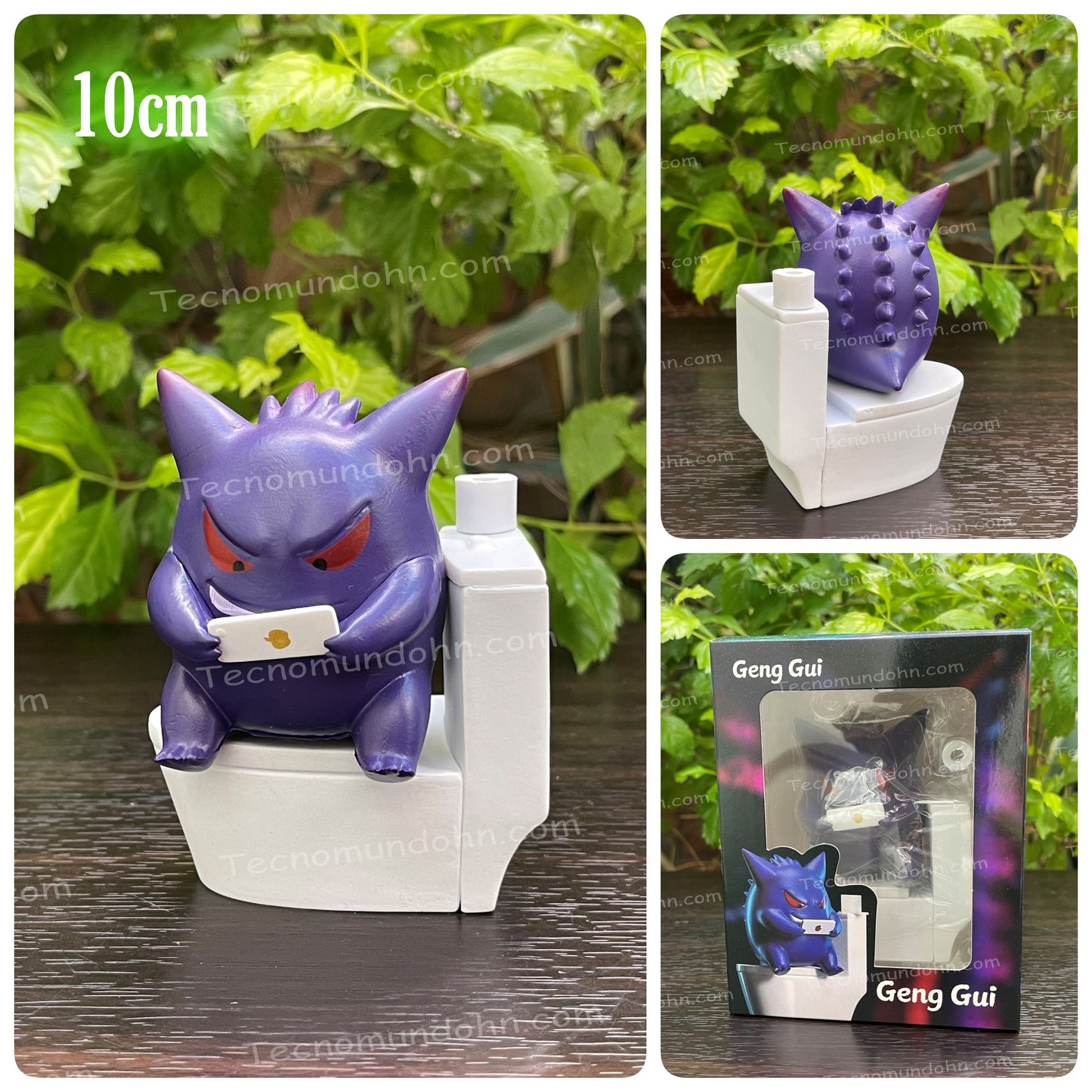 Figura Gengar Sentado En Inodoro 10Cm | Pokémon
