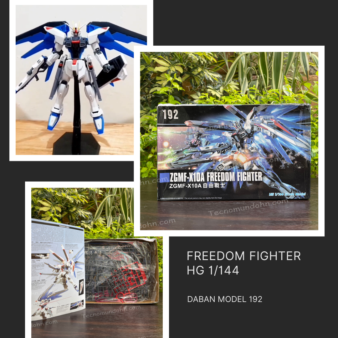 Modelo A Escala 1/144 Freedom Fighter (Zgmf-X10A) Daban Model