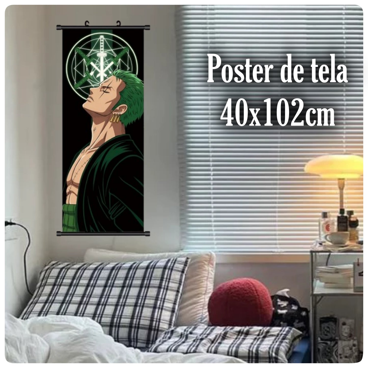 Poster De Tela Roronoa Zoro | One Piece