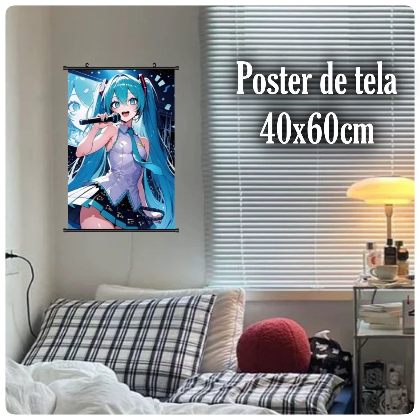 Poster De Tela Hatsune Miku