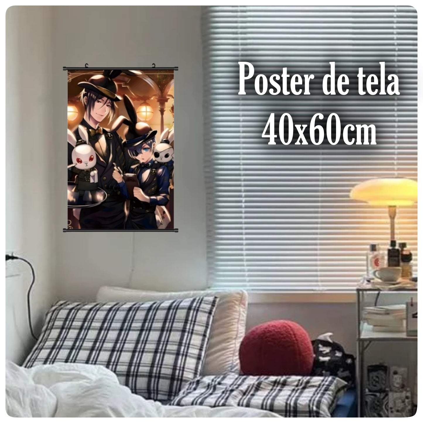 Poster De Tela Sebastian Michaelis Y Ciel Phantomhive | Black Butler