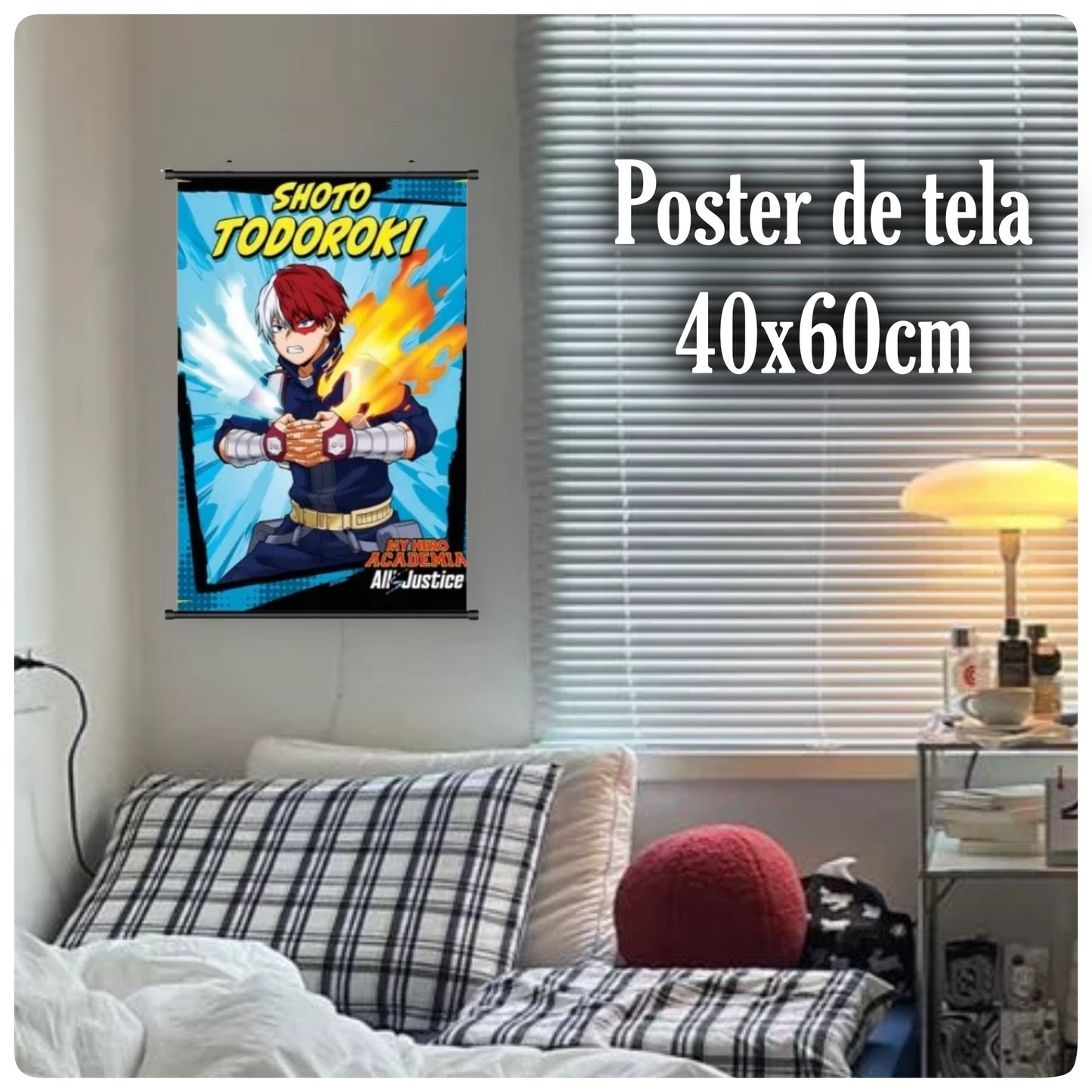 Poster De Tela Shoto Todoroki | My Hero Academia