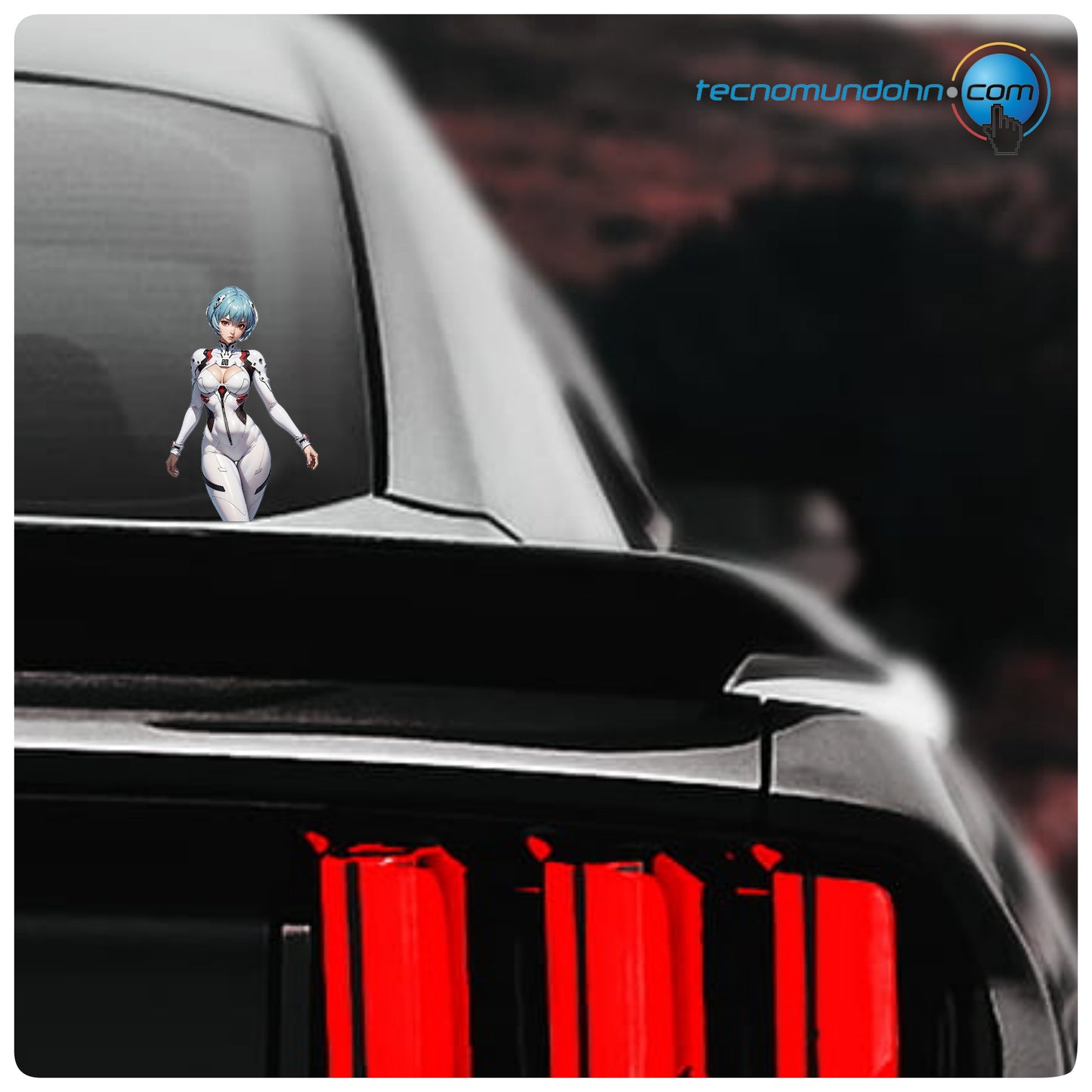 Calcomanía Rei Ayanami Para Automóvil | Neon Genesis Evangelion