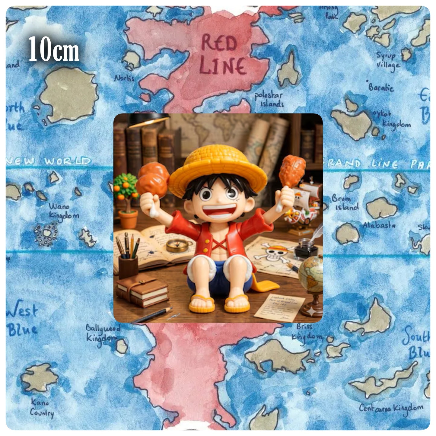 Figura Luffy Carnes 10Cm | One Piece