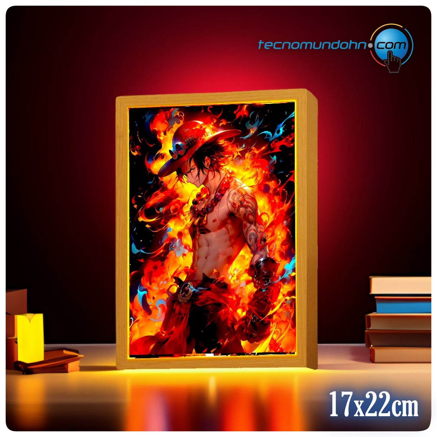 Lámpara Led Portgas D. Ace | One Piece