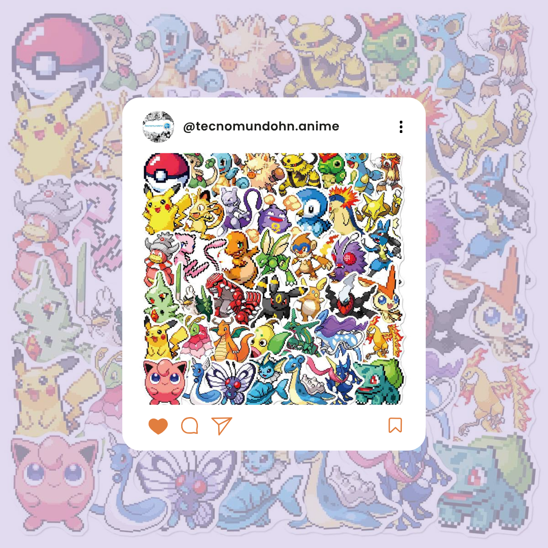 Paquete Calcomanías Pokémon