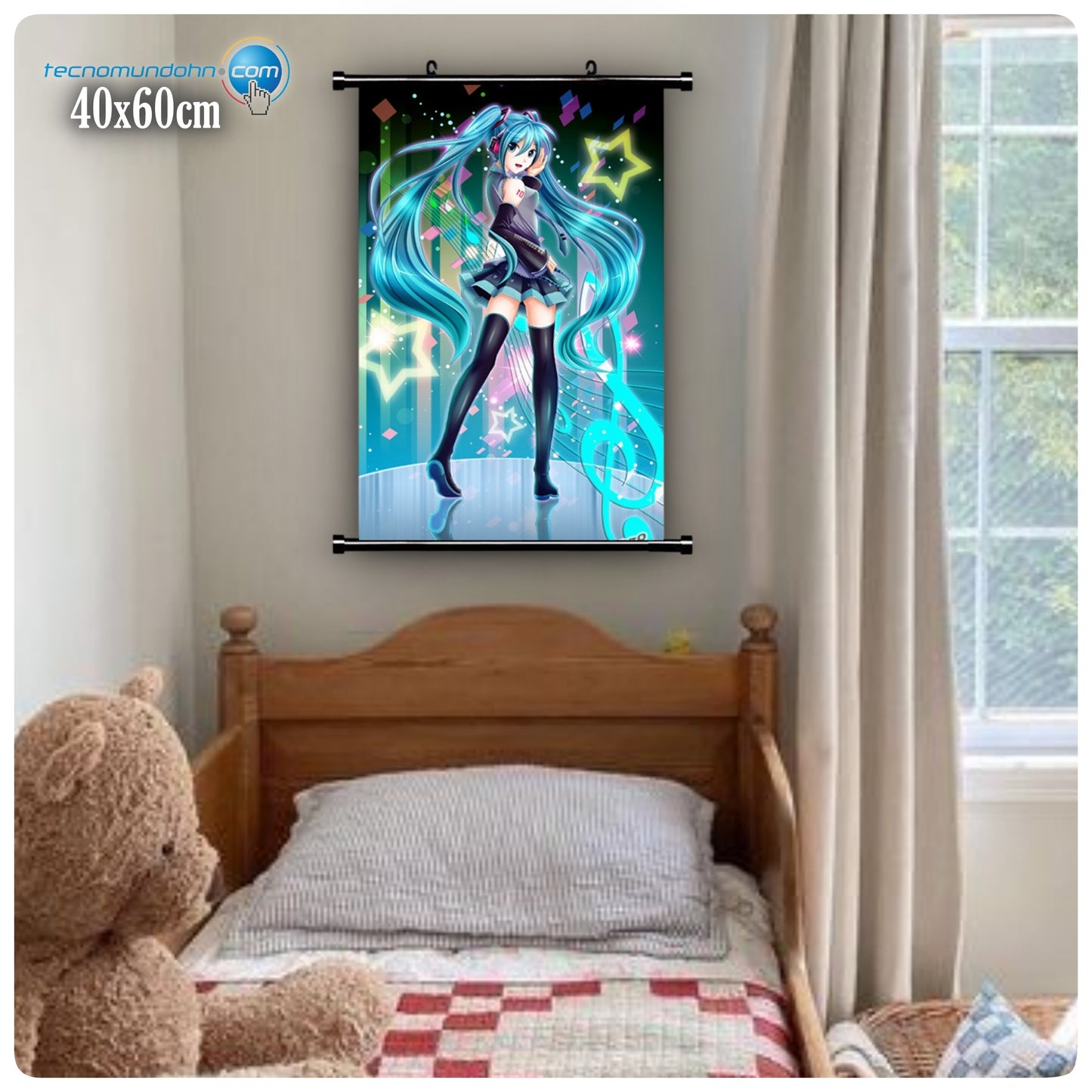 Poster De Tela Hatsune Miku 03