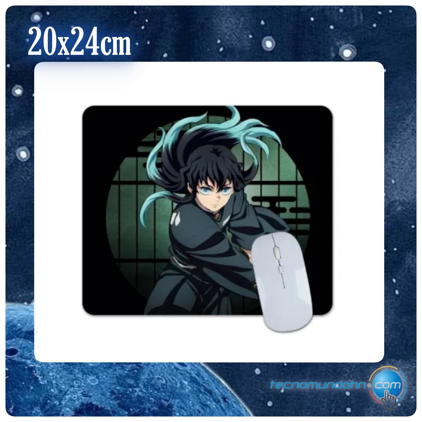 Mouse Pad Tokito 25X30Cm | Demon Slayer