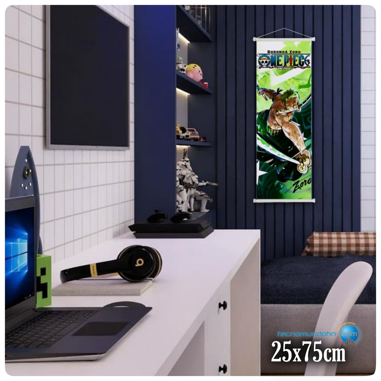Poster De Tela Zoro | One Piece