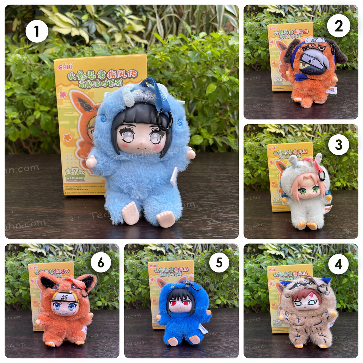 Llaveros Peluches Cute Beast Naruto 14Cm