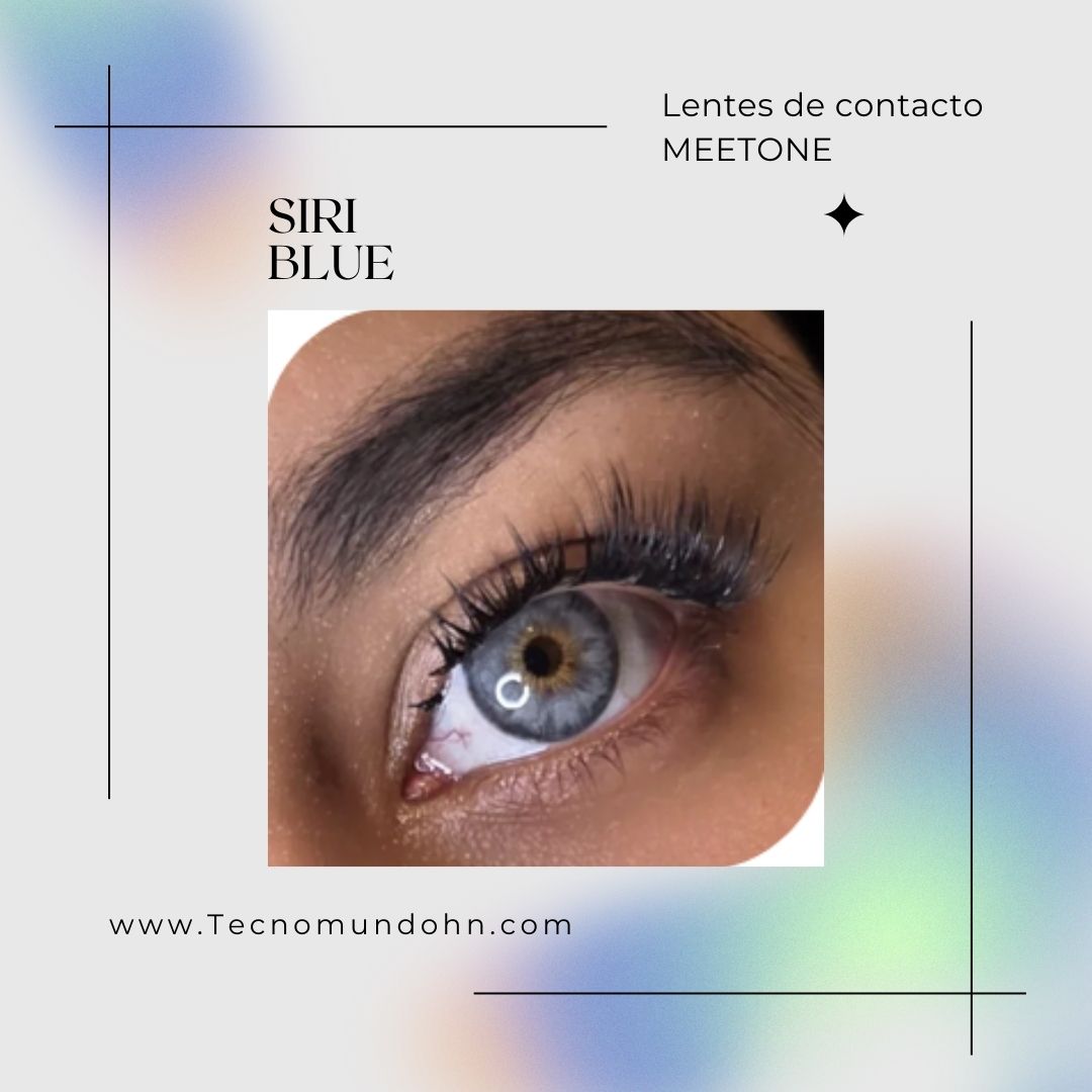 Lente De Contacto Siri Blue