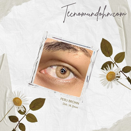 Lente De Contacto Peru Brown