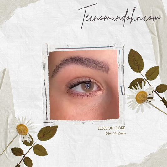 Lente De Contacto Luxcor Ocre
