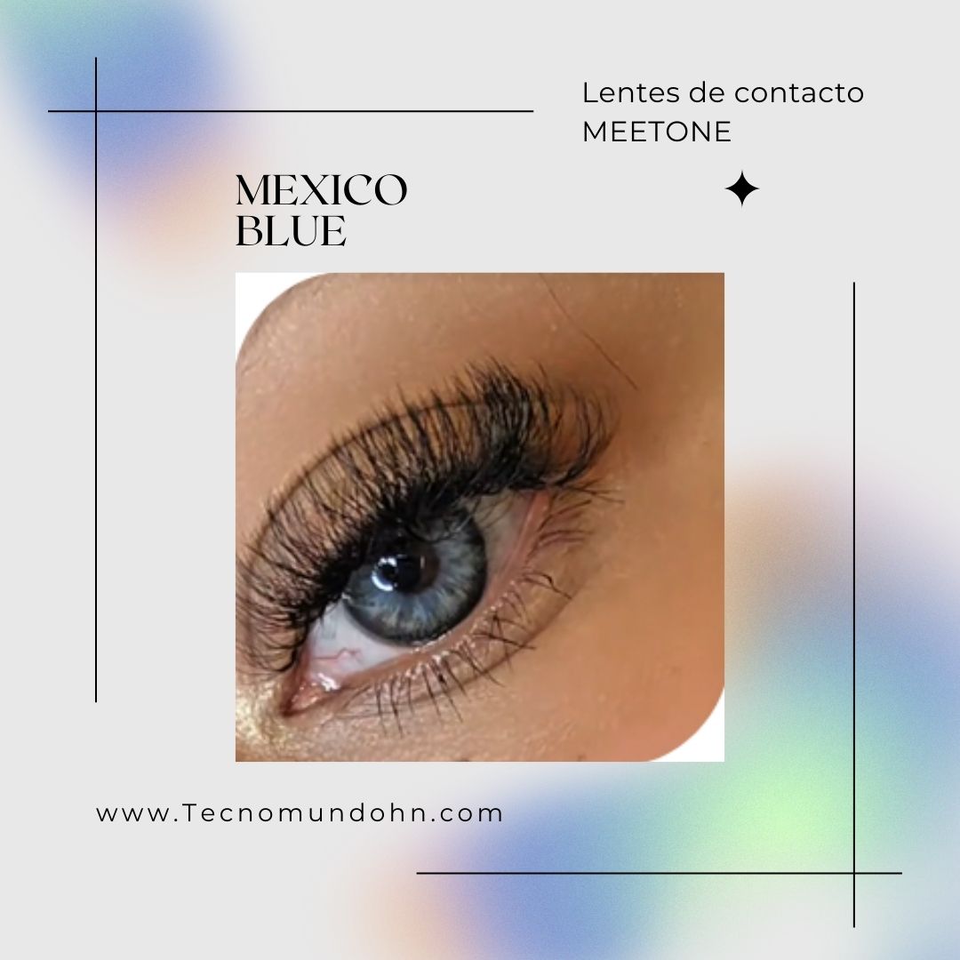 Lente De Contacto Mexico Blue