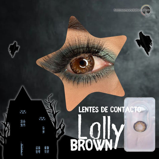 Lente De Contacto Lolly Brown