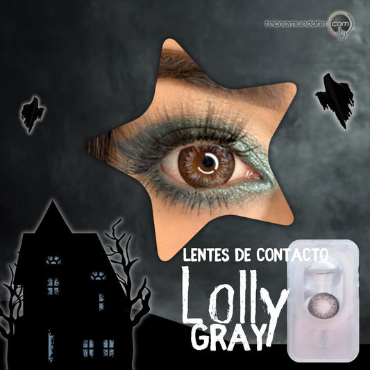 Lente De Contacto Lolly Gray