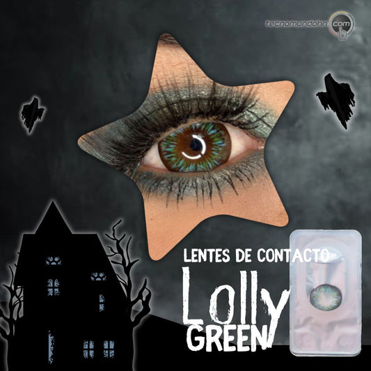 Lente De Contacto Lolly Green