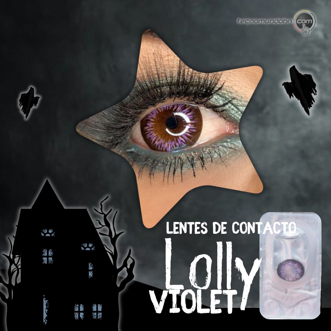 Lente De Contacto Lolly Violet