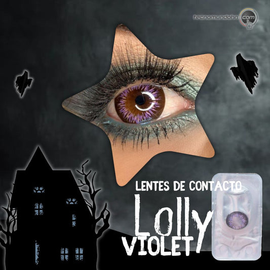 Lente De Contacto Lolly Violet