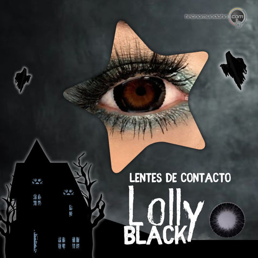 Lente De Contacto Lolly Black