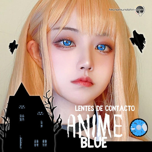 Lente De Contacto Ys51-3 Black Lobelia-Blue
