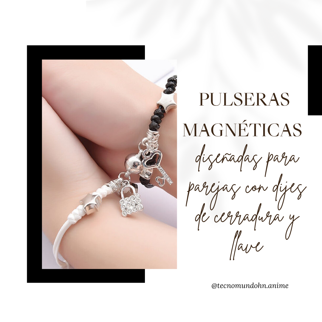 Pulseras Magneticas Para Parejas Cerradura Y Llave