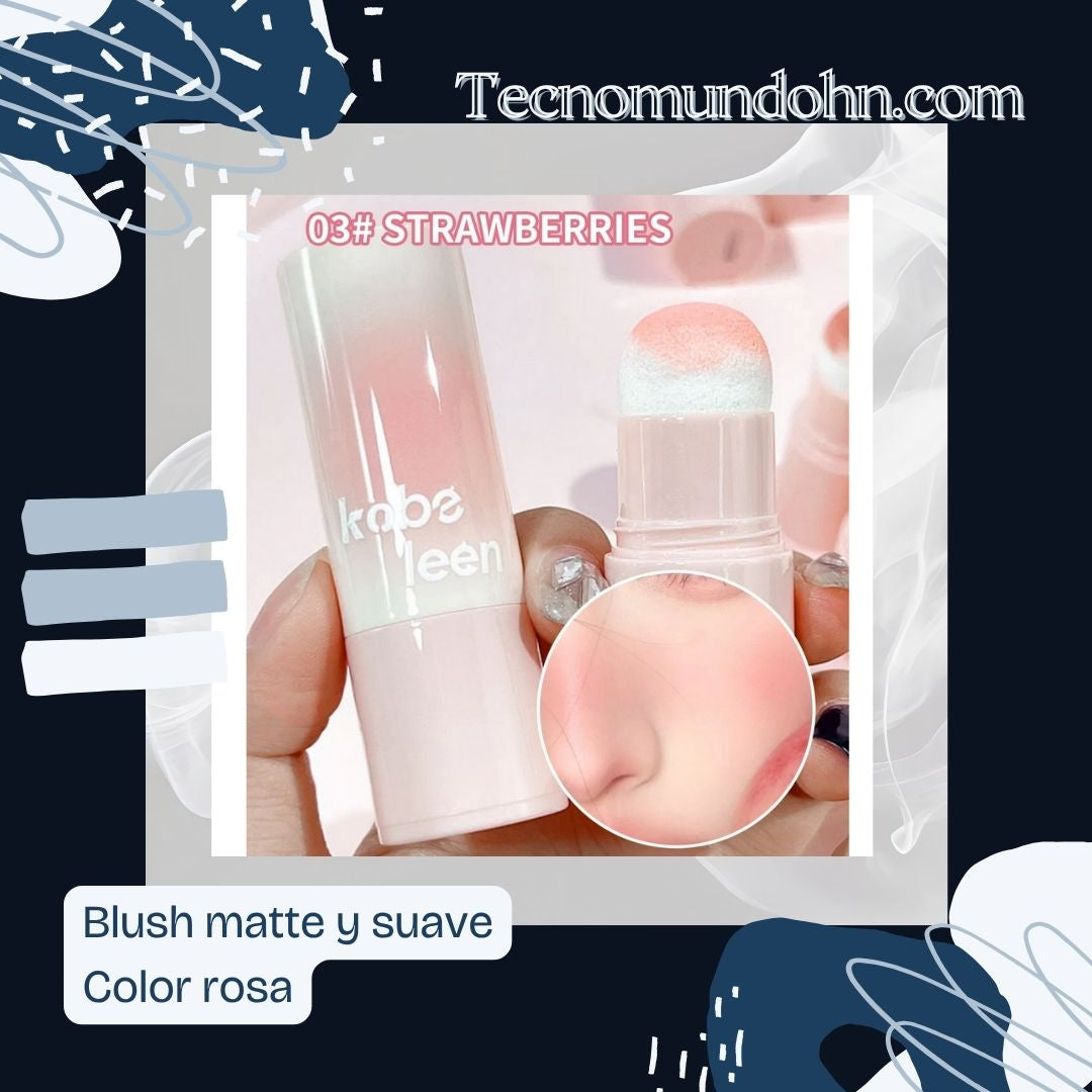Blush Matte Y Suave Color Rosa