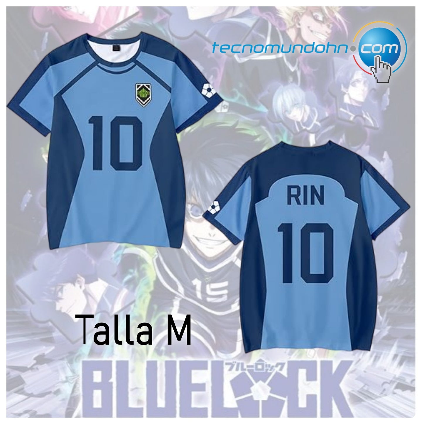 Camiseta Rin Itoshi | Blue Lock