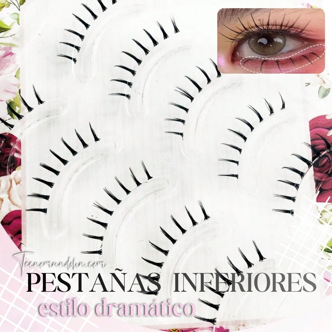 Pestañas Inferiores Estilo Dramático