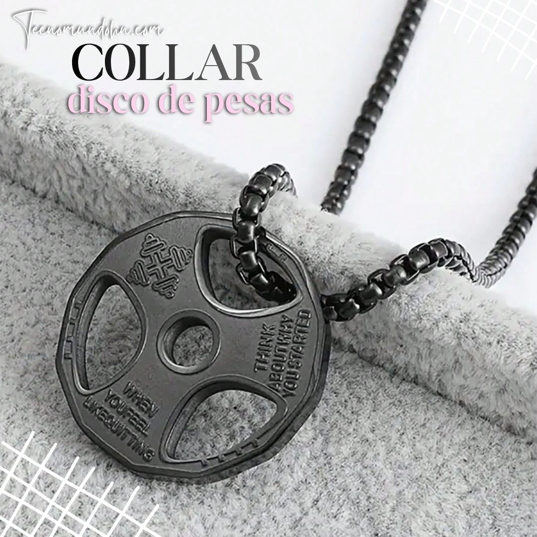 Collar Disco De Pesas