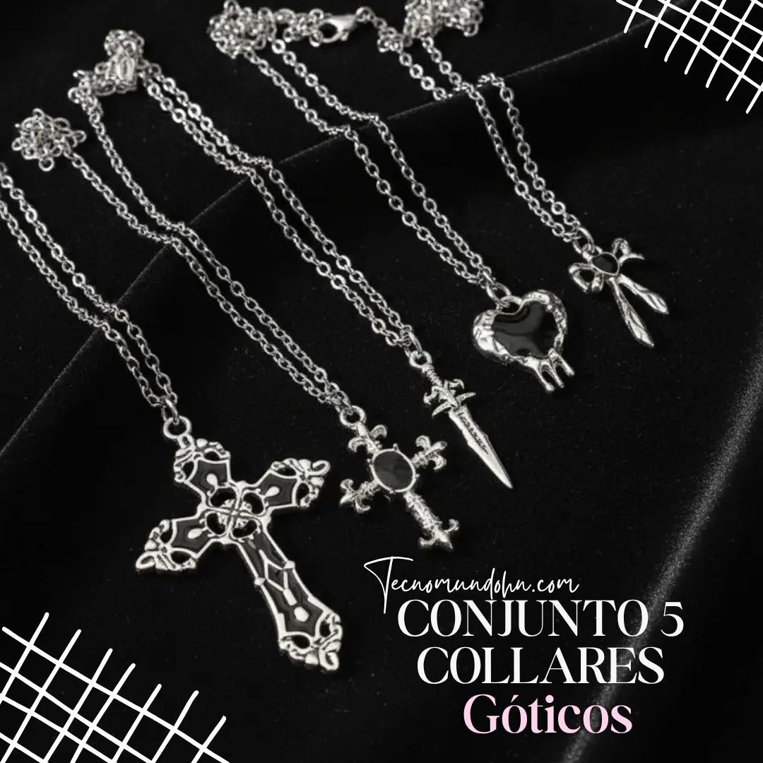 Conjunto 5 Collares Góticos