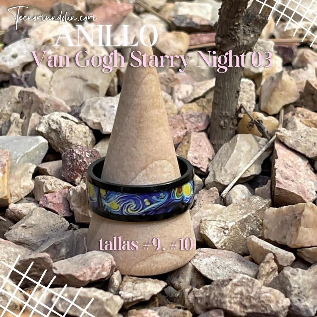 Anillo Van Gogh Starry Night 03