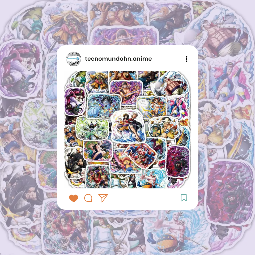 Paquete Calcomanías One Piece (B)