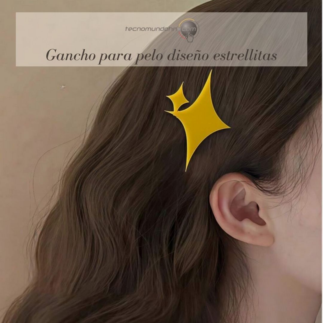 Gancho Para Pelo Diseño De Estrellitas