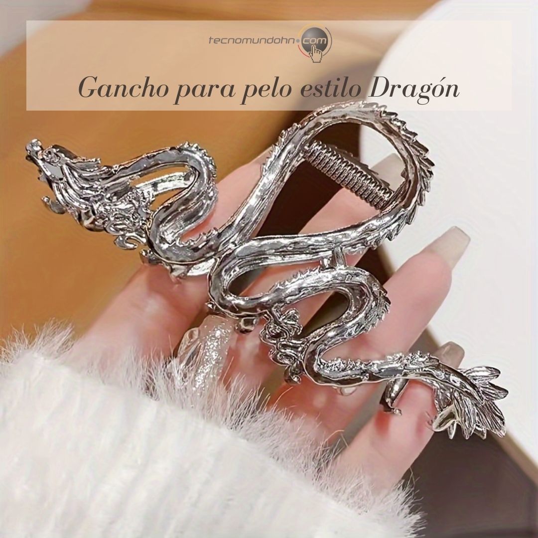 Gancho Par Pelo Estilo Dragón