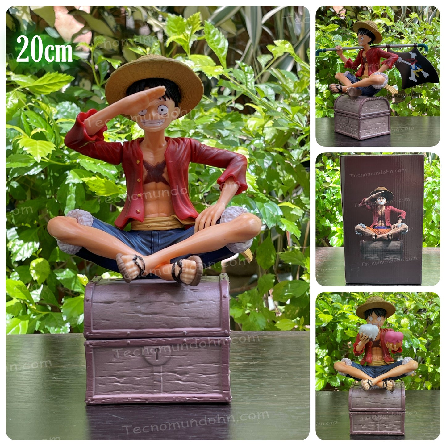 Figura Monkey D. Luffy Cofre Del Tesoro 20Cm | One Piece