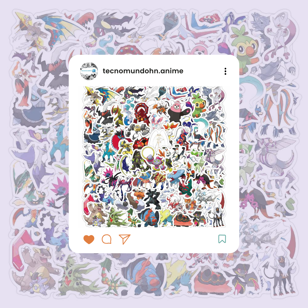 Paquete Calcomanías Pokémon