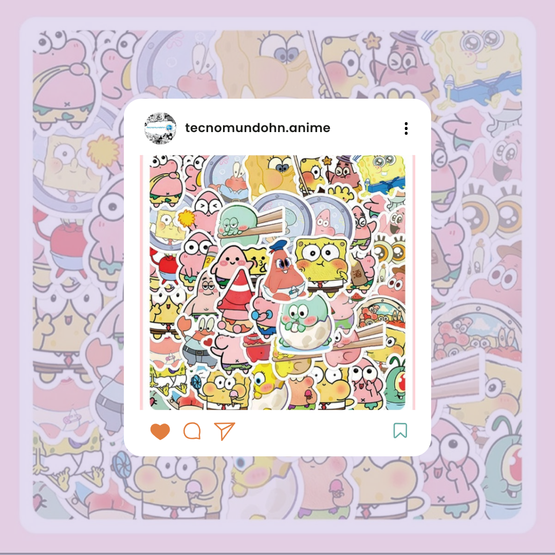 Paquete Calcomanías Spongebob