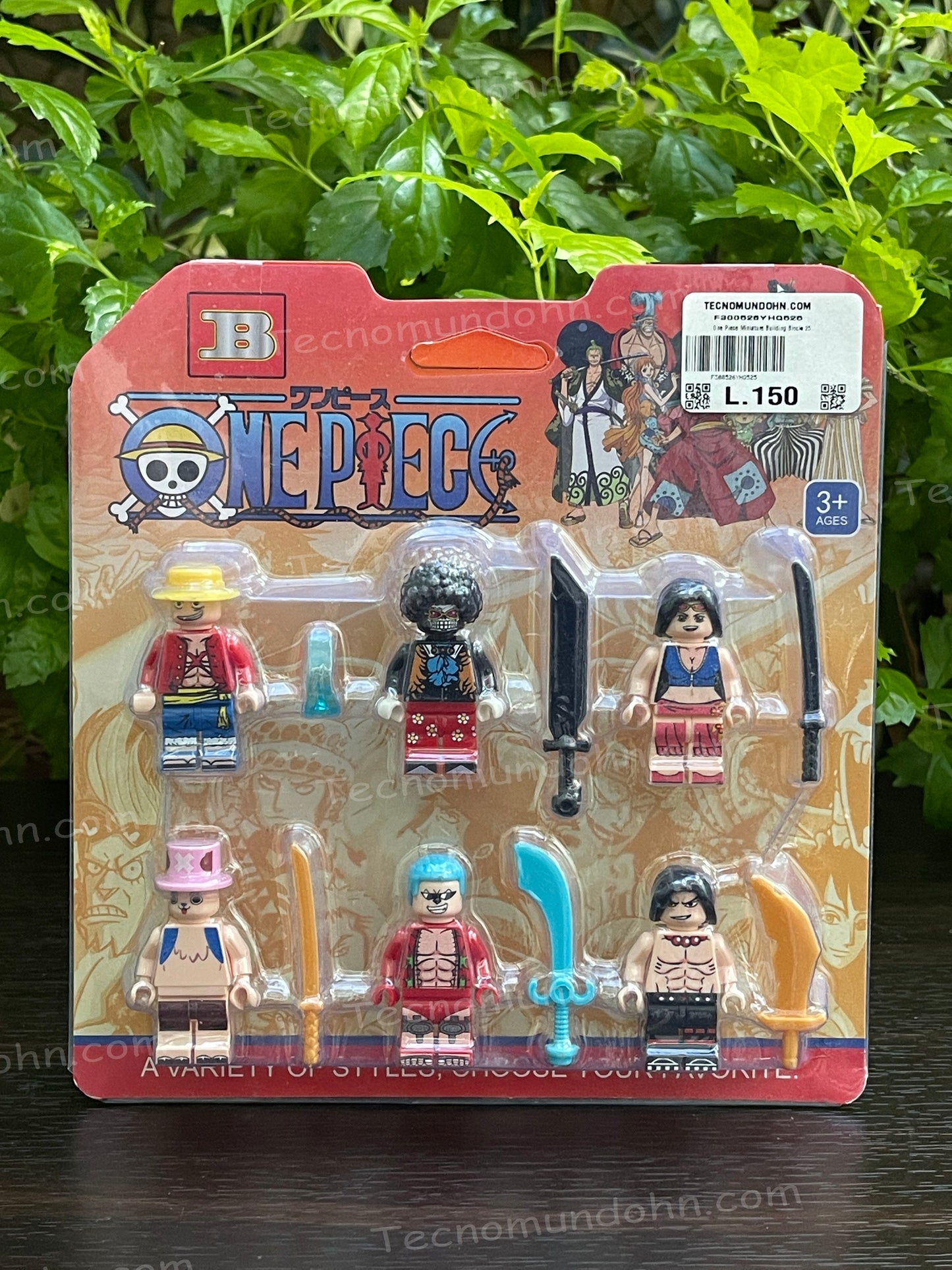 Set 6 Minifiguras De One Piece