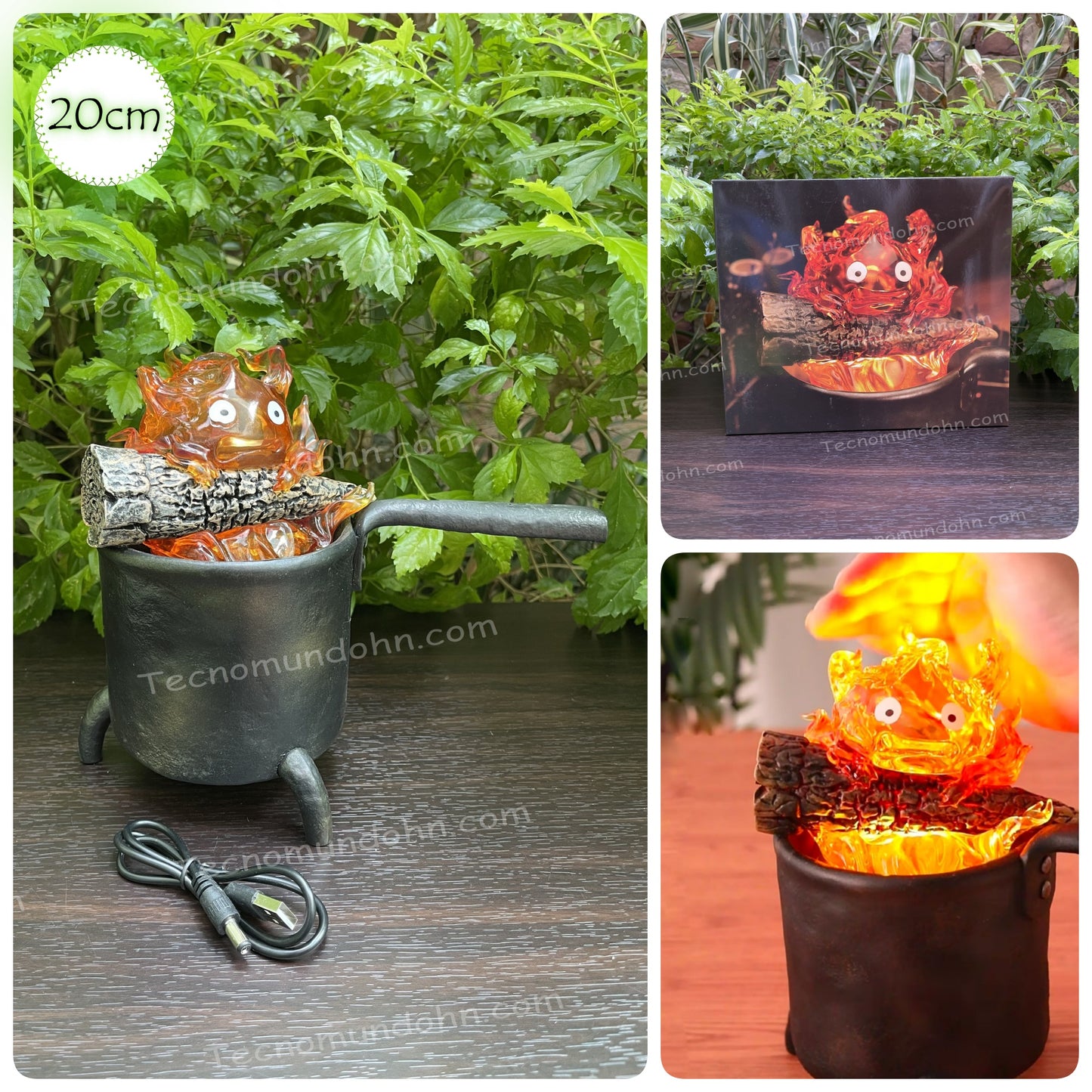 Figura Calcifer Flame (con luz) 20cm