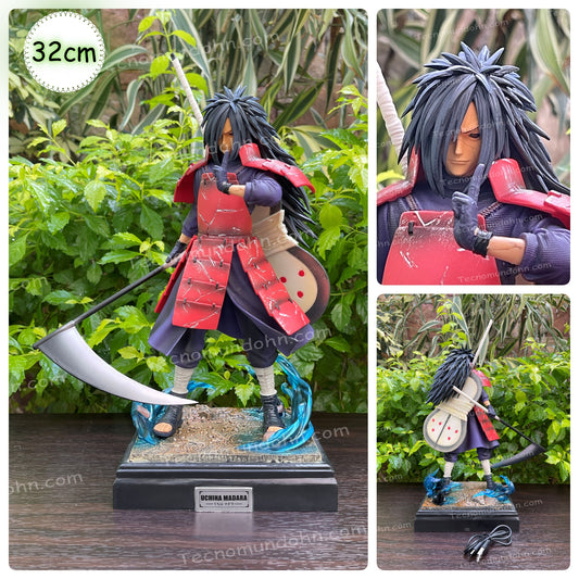 Figura Uchiha Madara con luz | Naruto 32cm