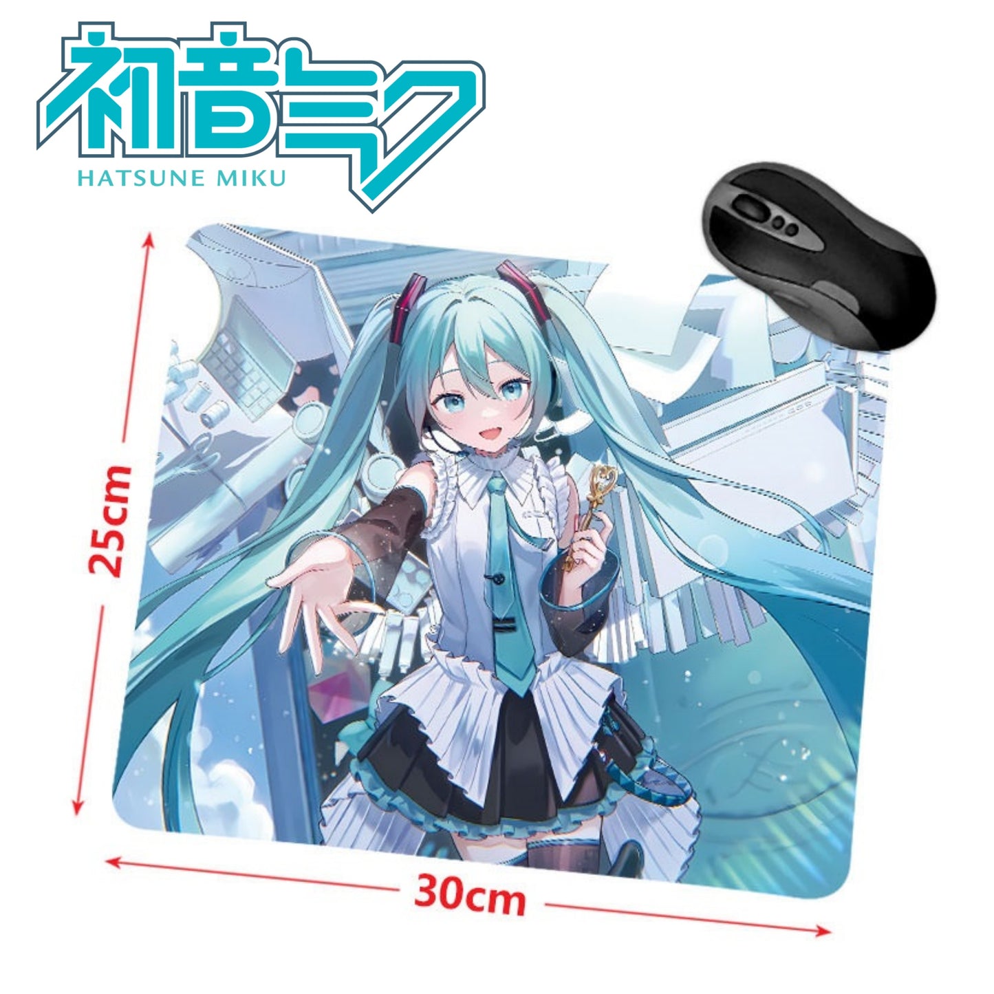 Mouse Pad Hatsune Miku (25 x 30 cm) (00)
