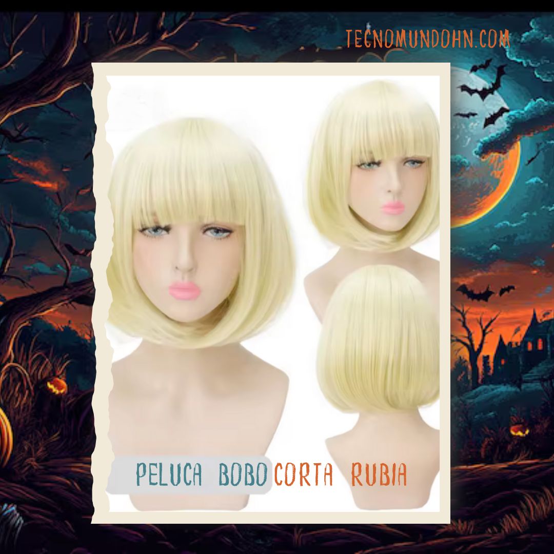 Peluca Rubia Clara Corta K