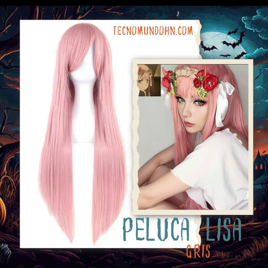 Peluca Rosa Lisa E