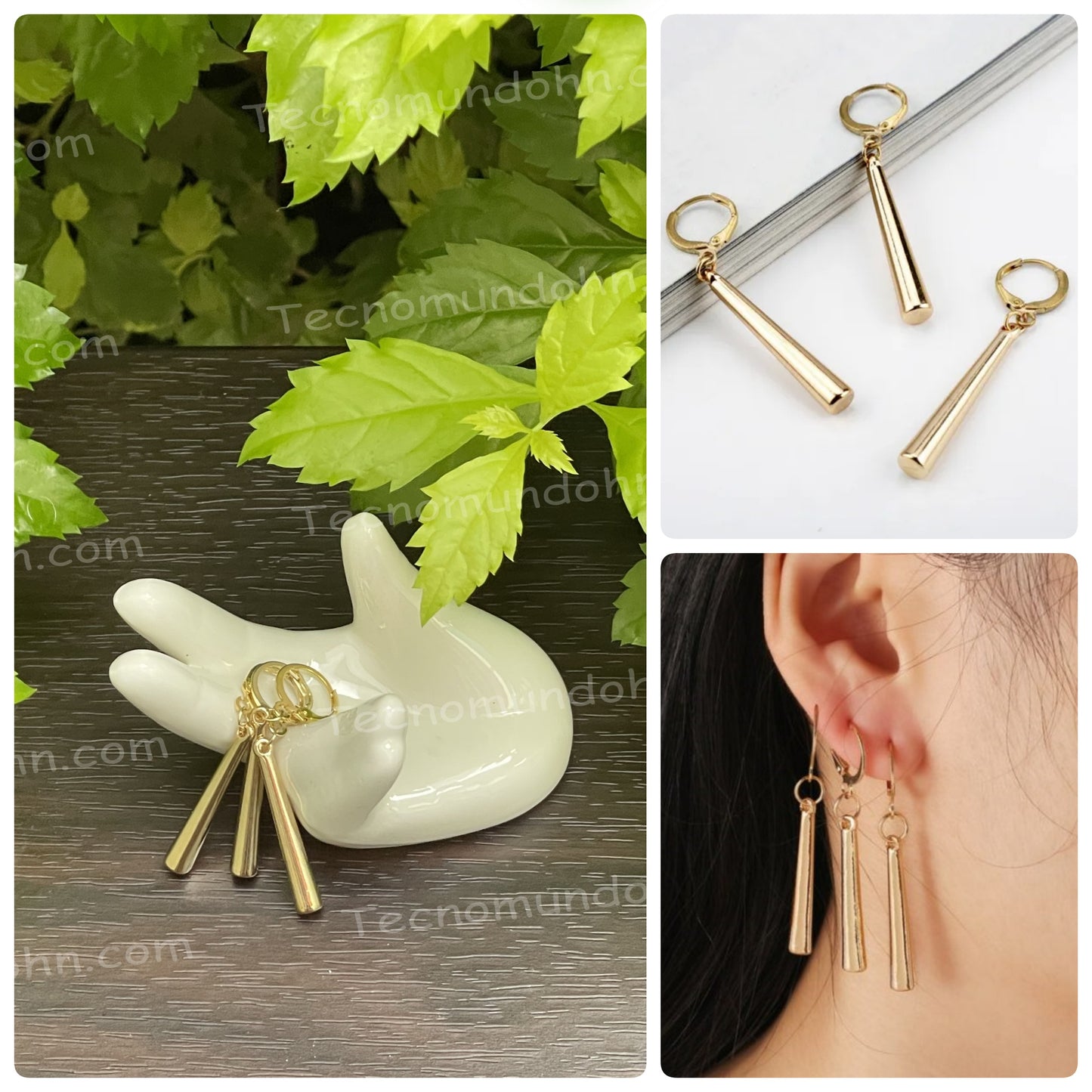 Aretes Set 3 Piezas De One Piece Zoro (Normal) (A)