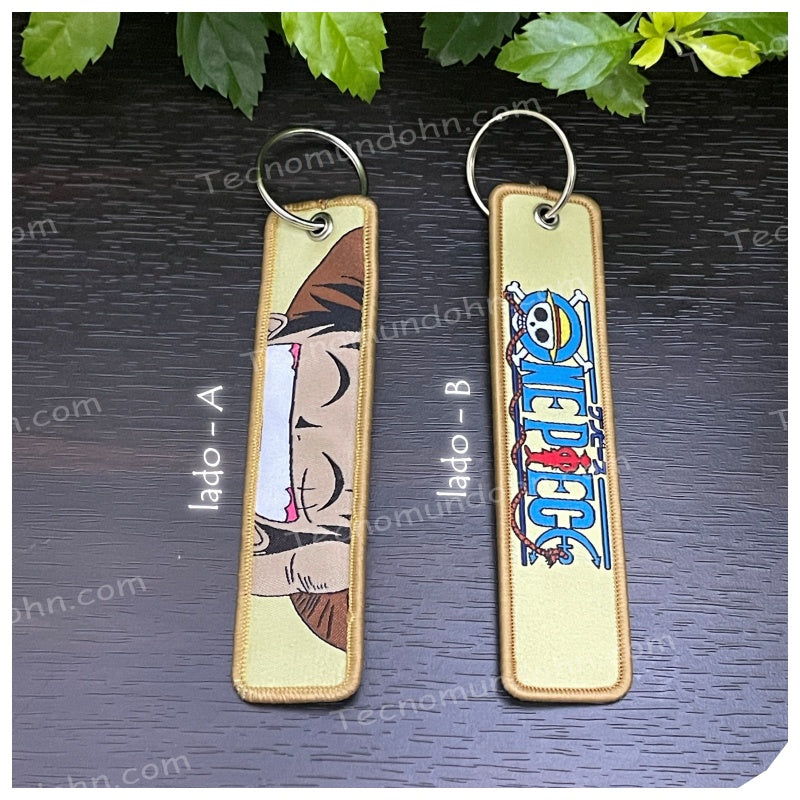 Llavero Bordado Doble Cara One Piece 13