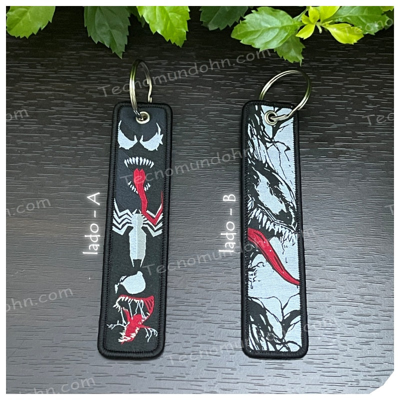 Llavero Bordado Doble Cara Venom 13