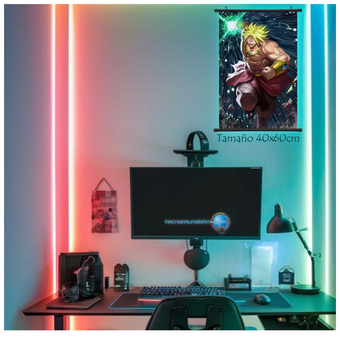 Poster de tela Broly | Dragon Ball