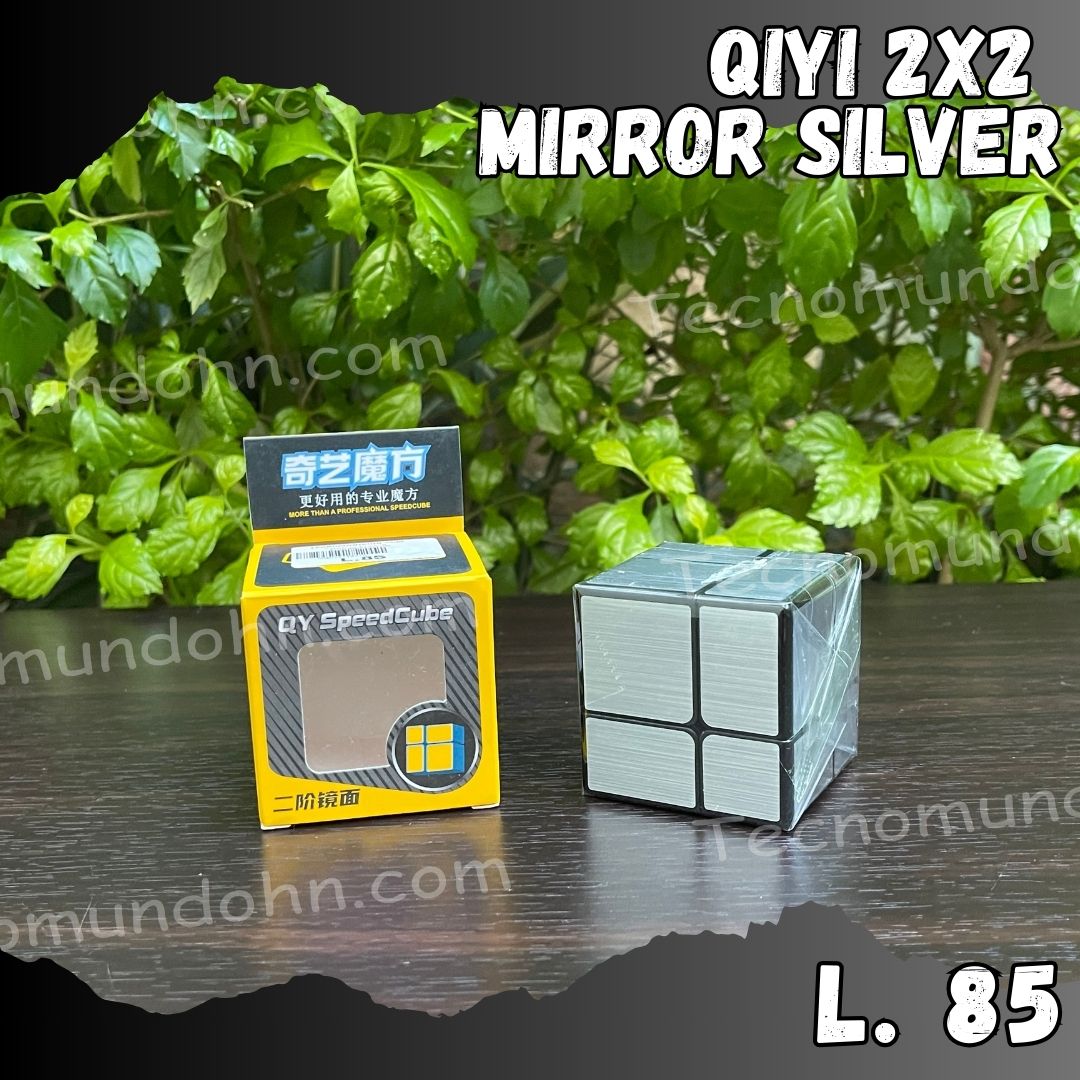 Cubo QIYI 2X2 MIRROR SILVER